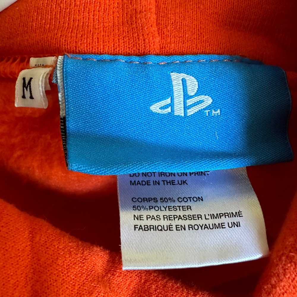 PlayStation Japanaese logo Orange sweatshirt - men’s medium